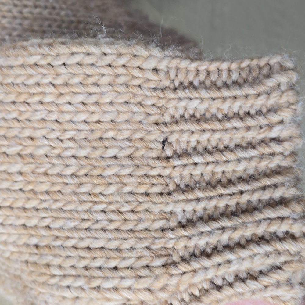 Anthropologie Elsamanda chunky Italian wool blend sweater L - Picture 4 of 7